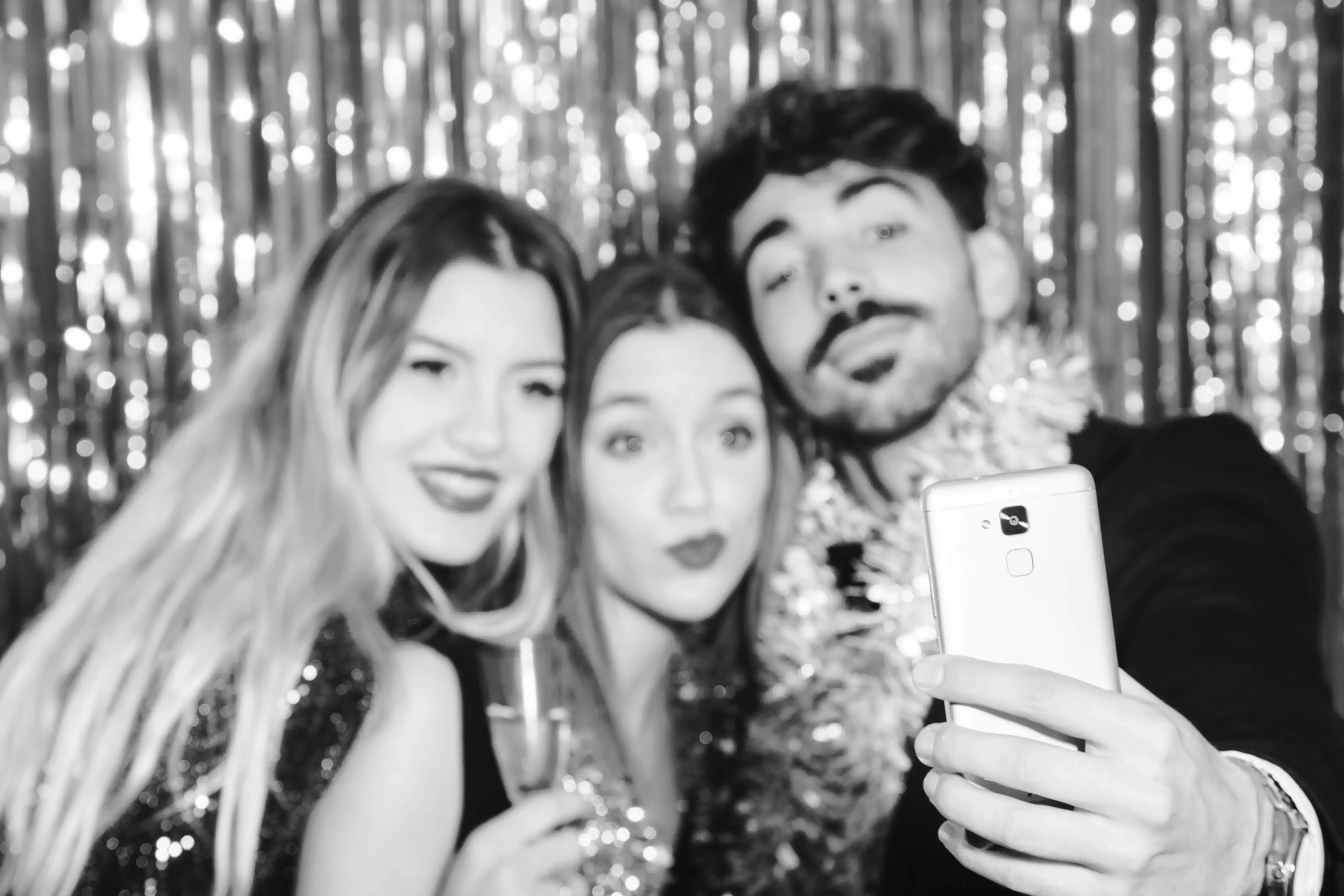 Colleagues laughing at a corporate Christmas party in Melbourne